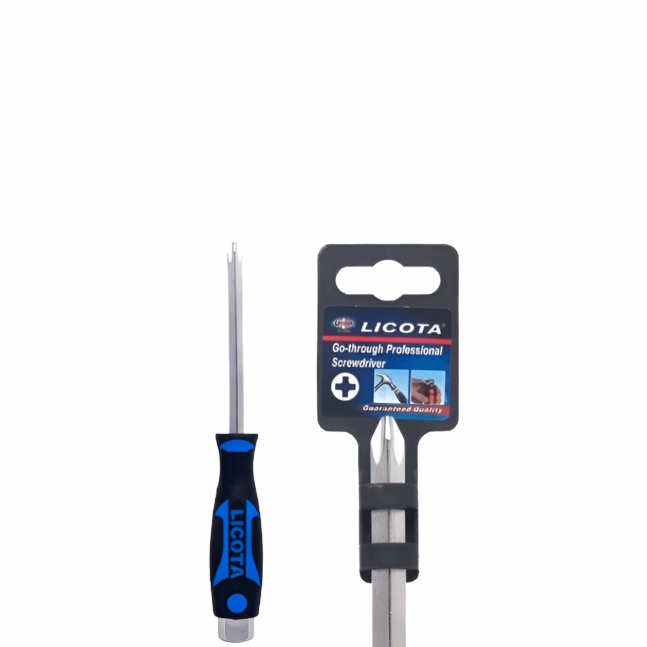 Hình ảnh 7 của mặt hàng Tua vít đóng xuyên 4 cạnh PH1 Ø5x75mm LICOTA