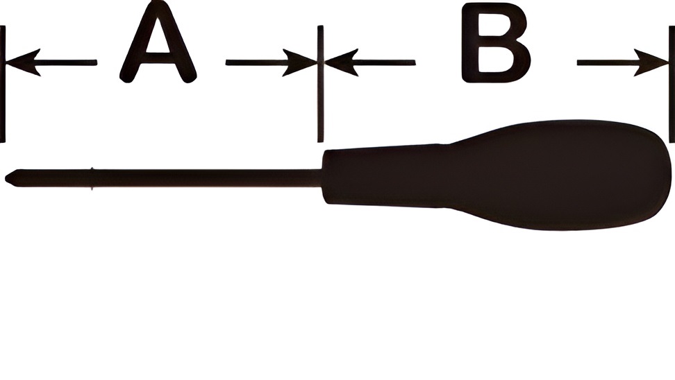 Hình ảnh 2 của mặt hàng Tua vít bầu mũi dẹp SL6.0 Ø6x38mm LICOTA
