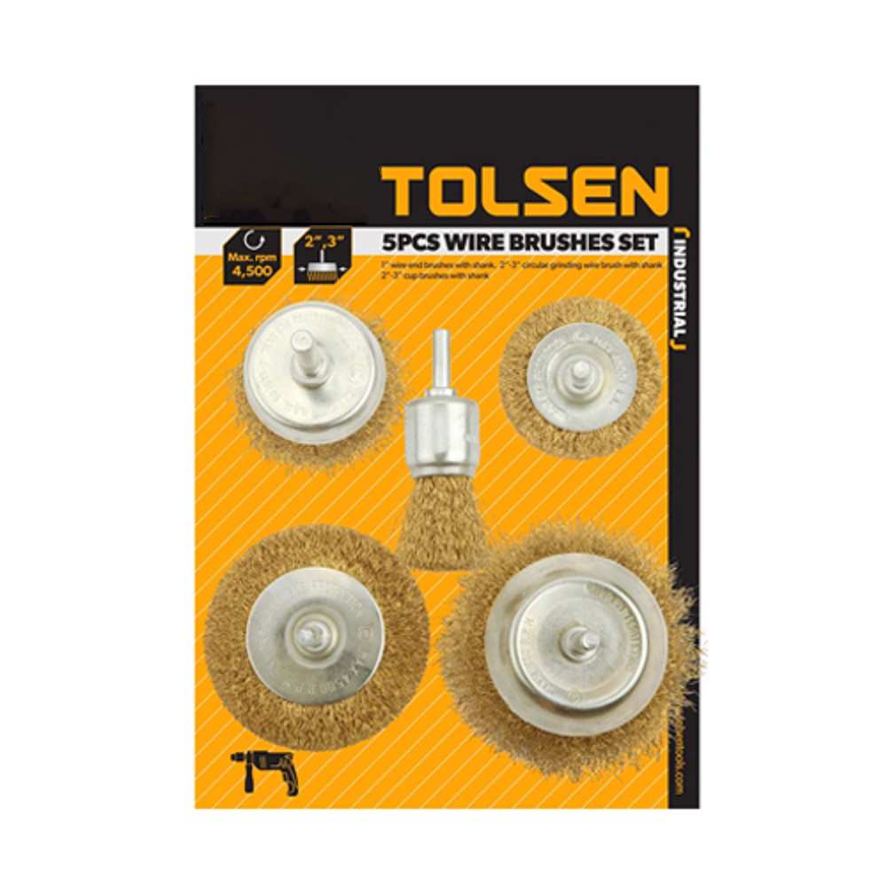 Hình ảnh 9 của mặt hàng Bộ 5 chải cước TOLSEN 77552