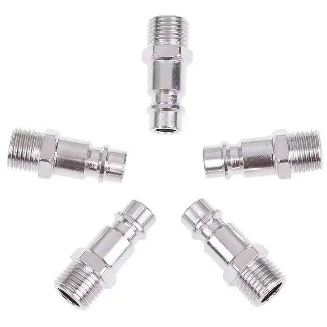 Hình ảnh 1 của mặt hàng Khớp nối nhanh công nghiệp bằng thép nam G1/4″ Tolsen 72811