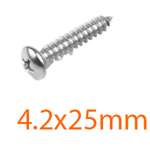 Vít tự khoan đầu nhọn 4.2x25mm Tolsen 54121