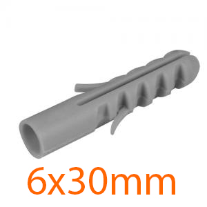 Chốt neo nhựa gắn tường Nylon 6x30mm Tolsen 54302