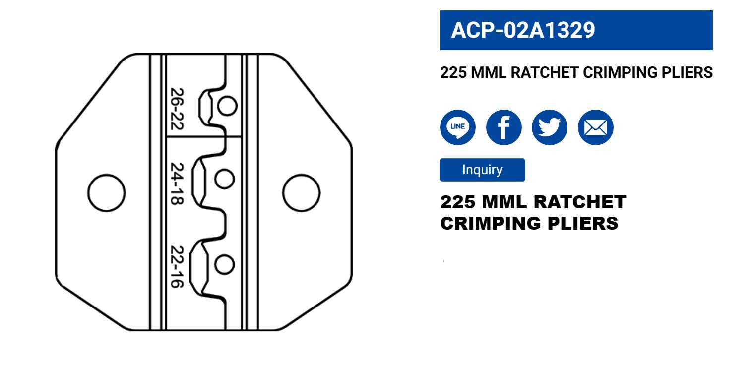 Hình ảnh 2 của mặt hàng Kìm bấm cosse 225mm LICOTA ACP-02A1329