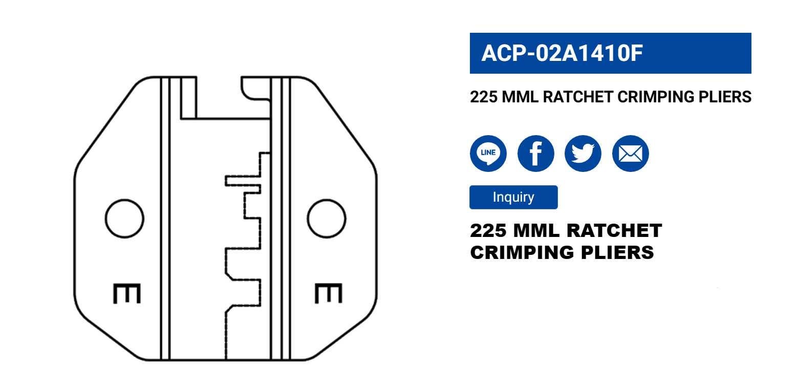 Hình ảnh 2 của mặt hàng Kìm bấm cosse 225mm LICOTA ACP-02A1410F