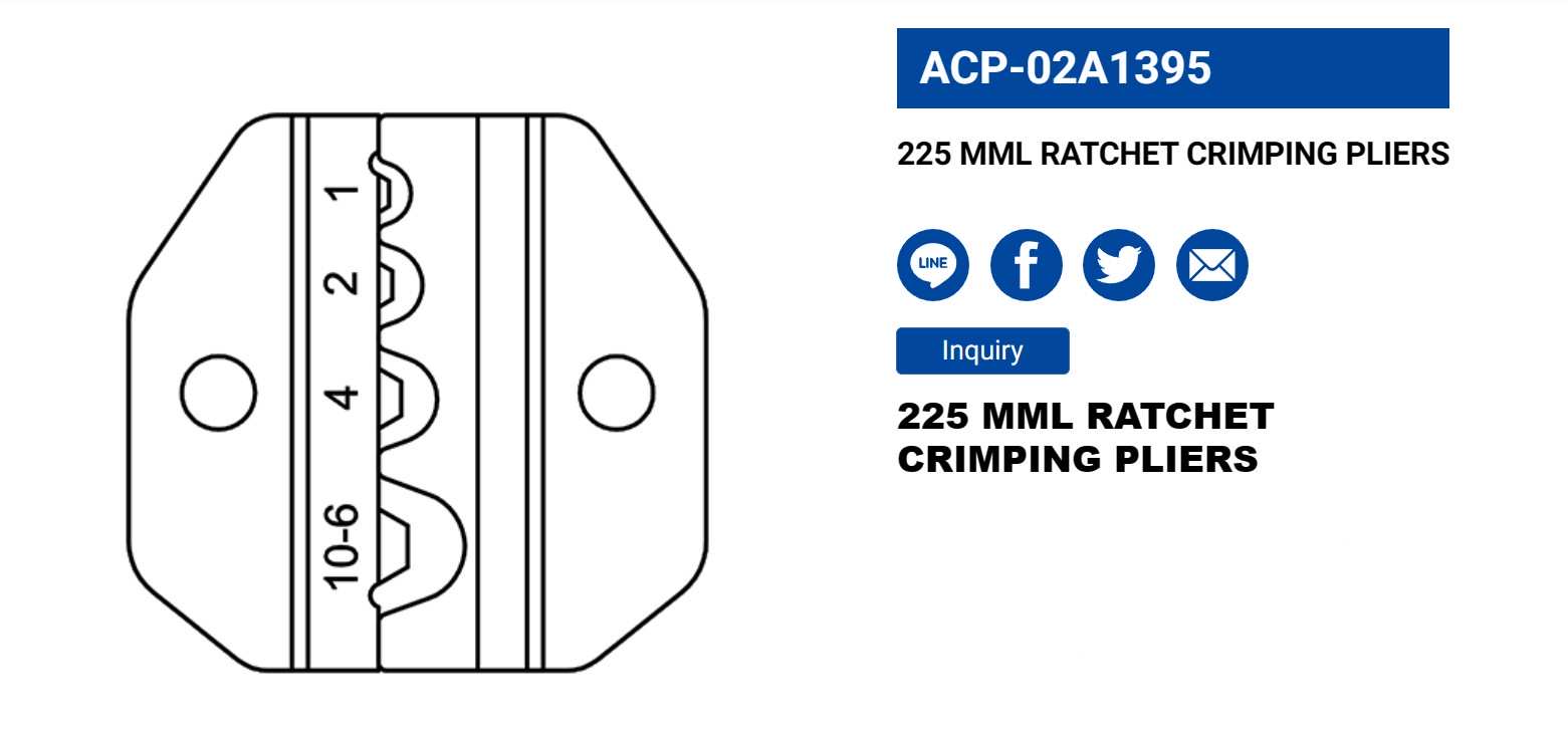 Hình ảnh 2 của mặt hàng Kìm bấm cosse 225mm LICOTA ACP-02A1395