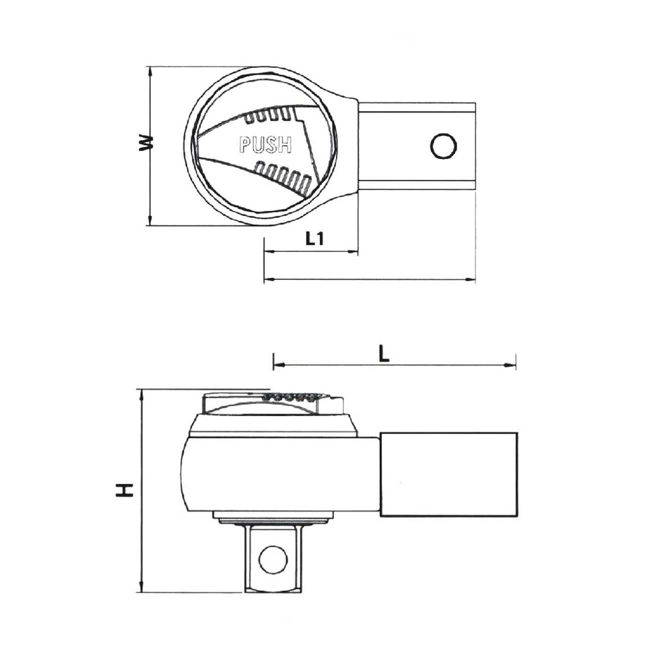 Hình ảnh 1 của mặt hàng Đầu cần chỉnh lực 20x28.5mm (1inch) LICOTA