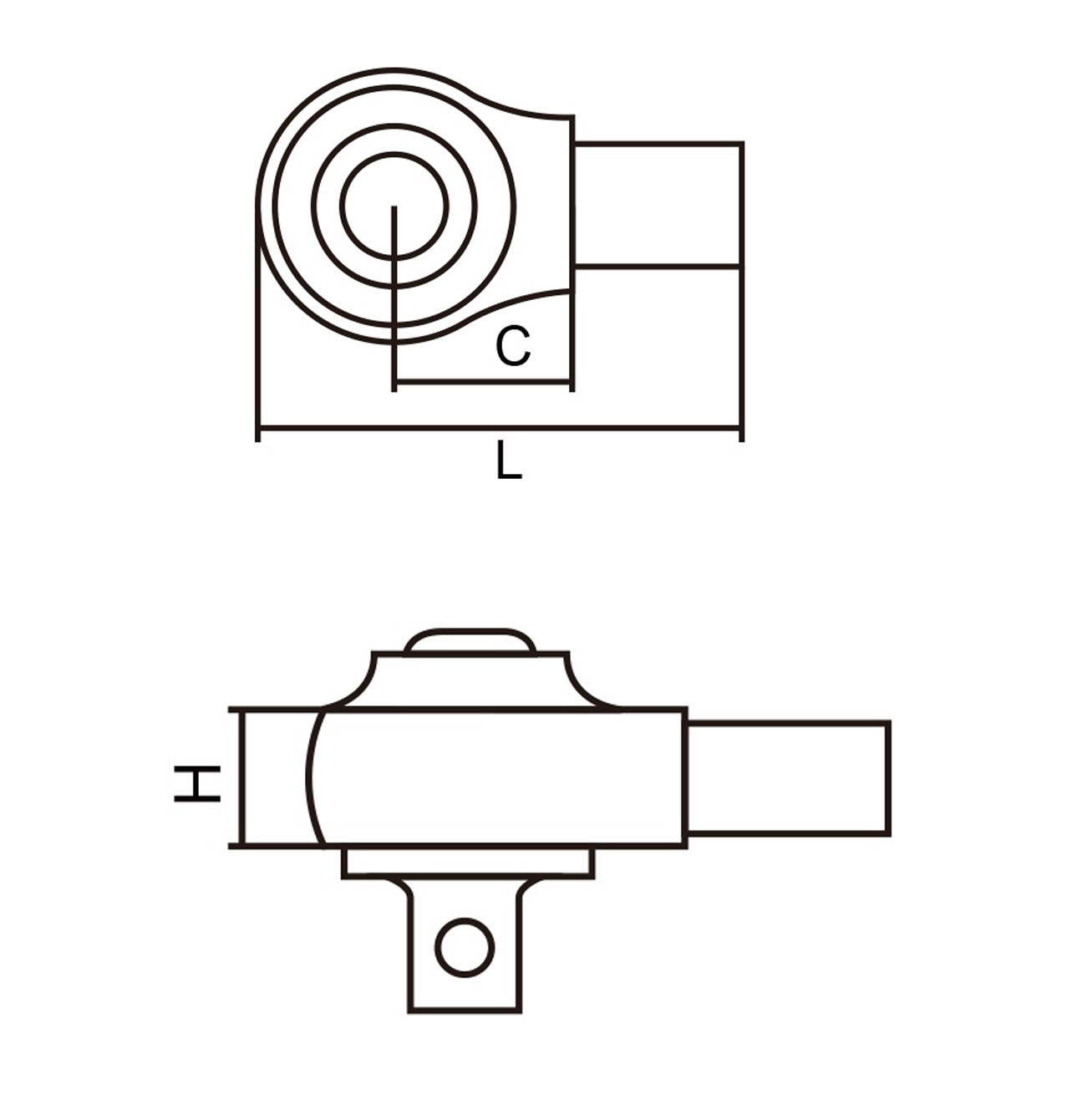 Hình ảnh 1 của mặt hàng Đầu tròn cần chỉnh lực 14x18mm (3/4inch) LICOTA