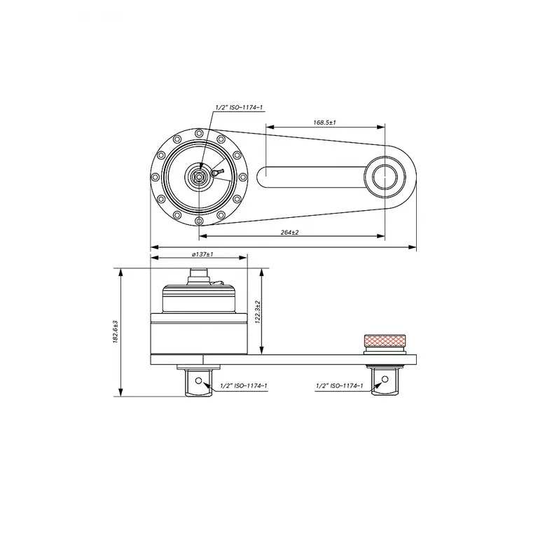 Hình ảnh 2 của mặt hàng Bộ nhân lực 3/4"x1-1/2" 4500Nm LICOTA AQMT-PN69450