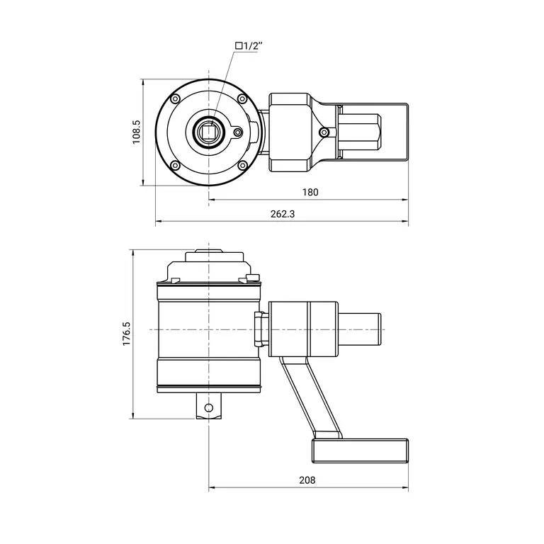 Hình ảnh 7 của mặt hàng Bộ nhân lực 1/2"x1" (3000Nm) LICOTA