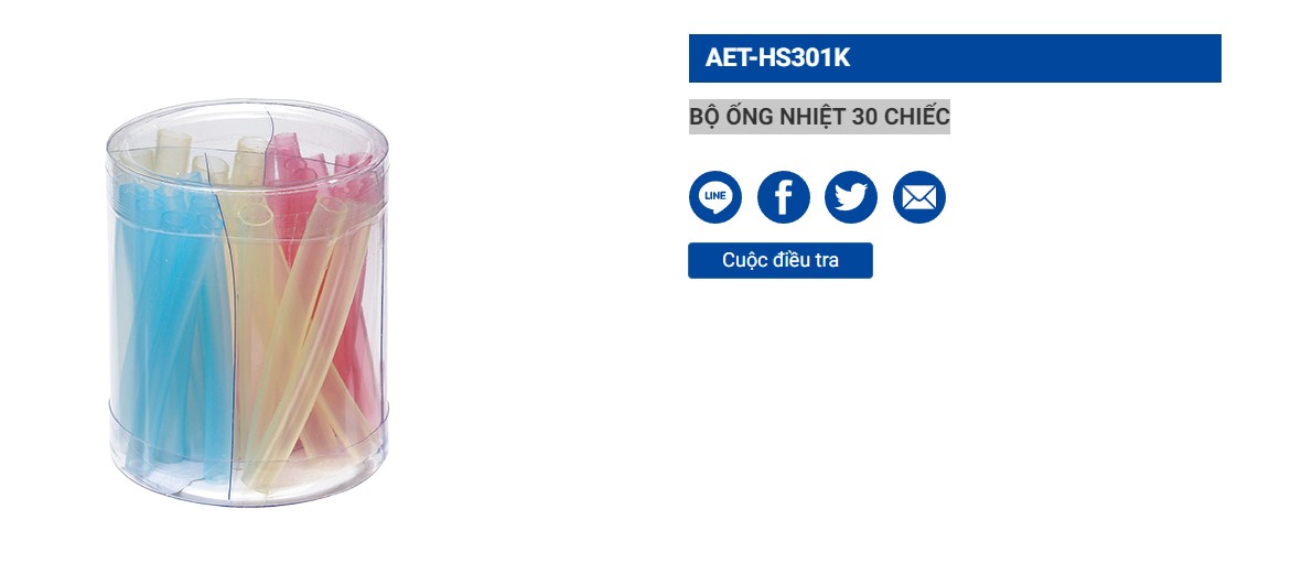 Hình ảnh 3 của mặt hàng Hộp ống co nhiệt 30 cái LICOTA AET-HS301K