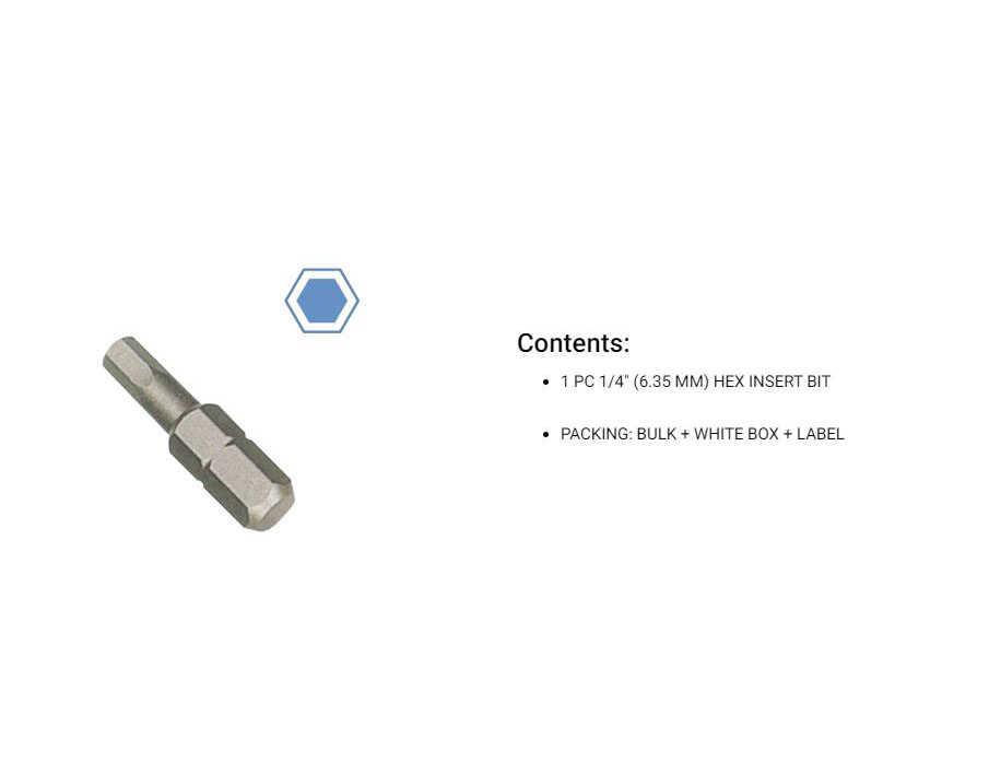 Hình ảnh 6 của mặt hàng Mũi bắt vít lục giác 1.5x30mm LICOTA