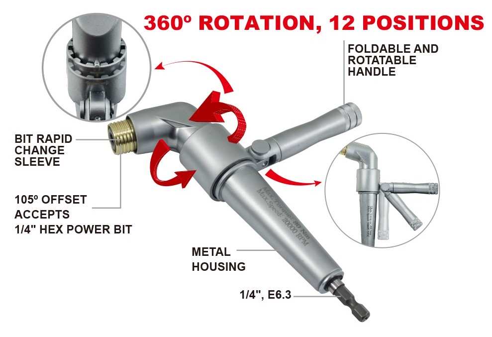 Hình ảnh 6 của mặt hàng Bộ đầu bắn vít bẻ góc 90 độ (180Nm) LICOTA