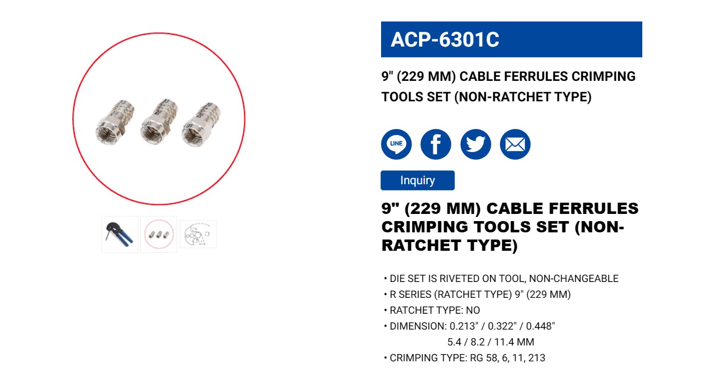 Hình ảnh 2 của mặt hàng Kìm bóp jack 9" LICOTA ACP-6301C