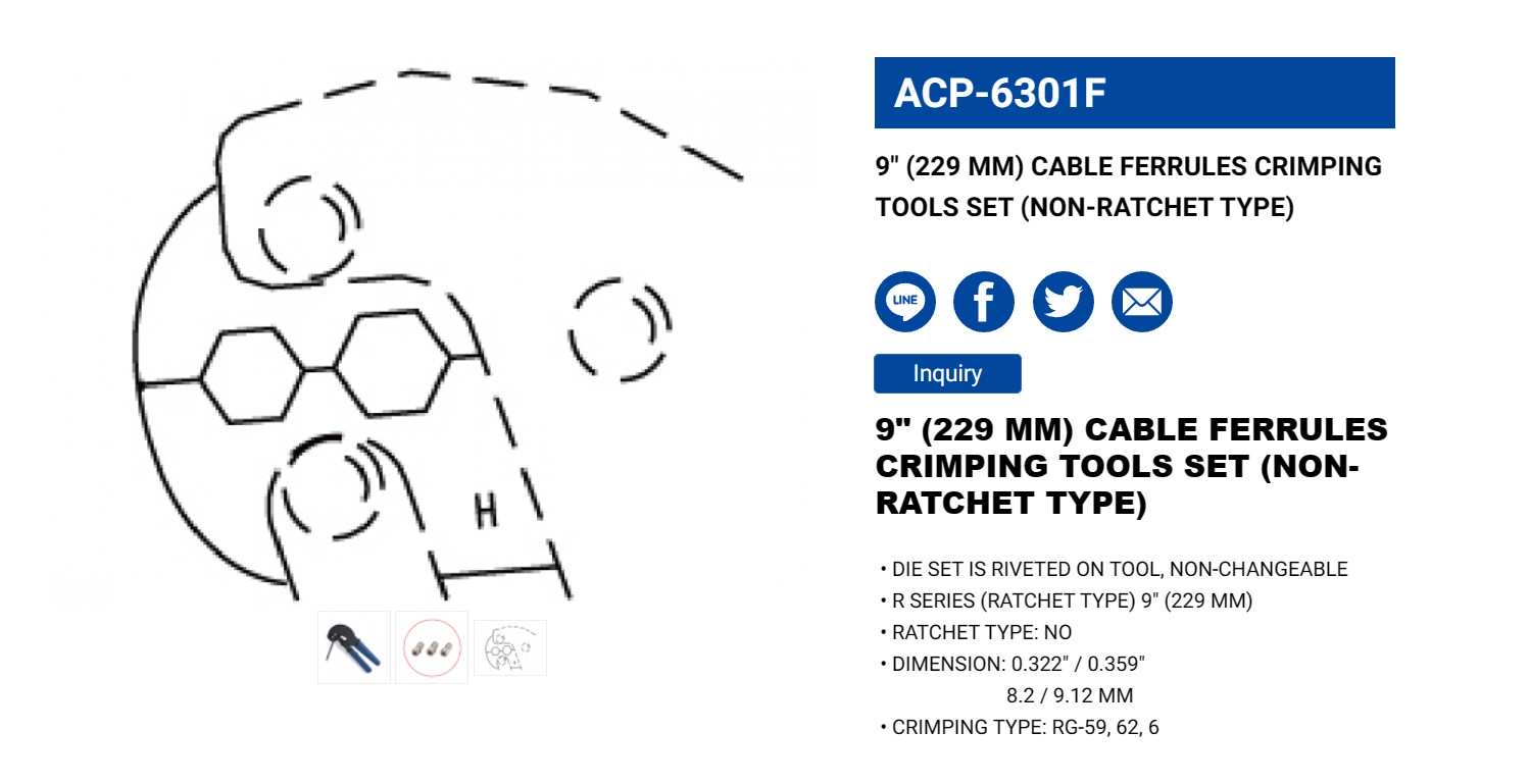 Hình ảnh 3 của mặt hàng Kìm bóp jack 9" LICOTA ACP-6301F