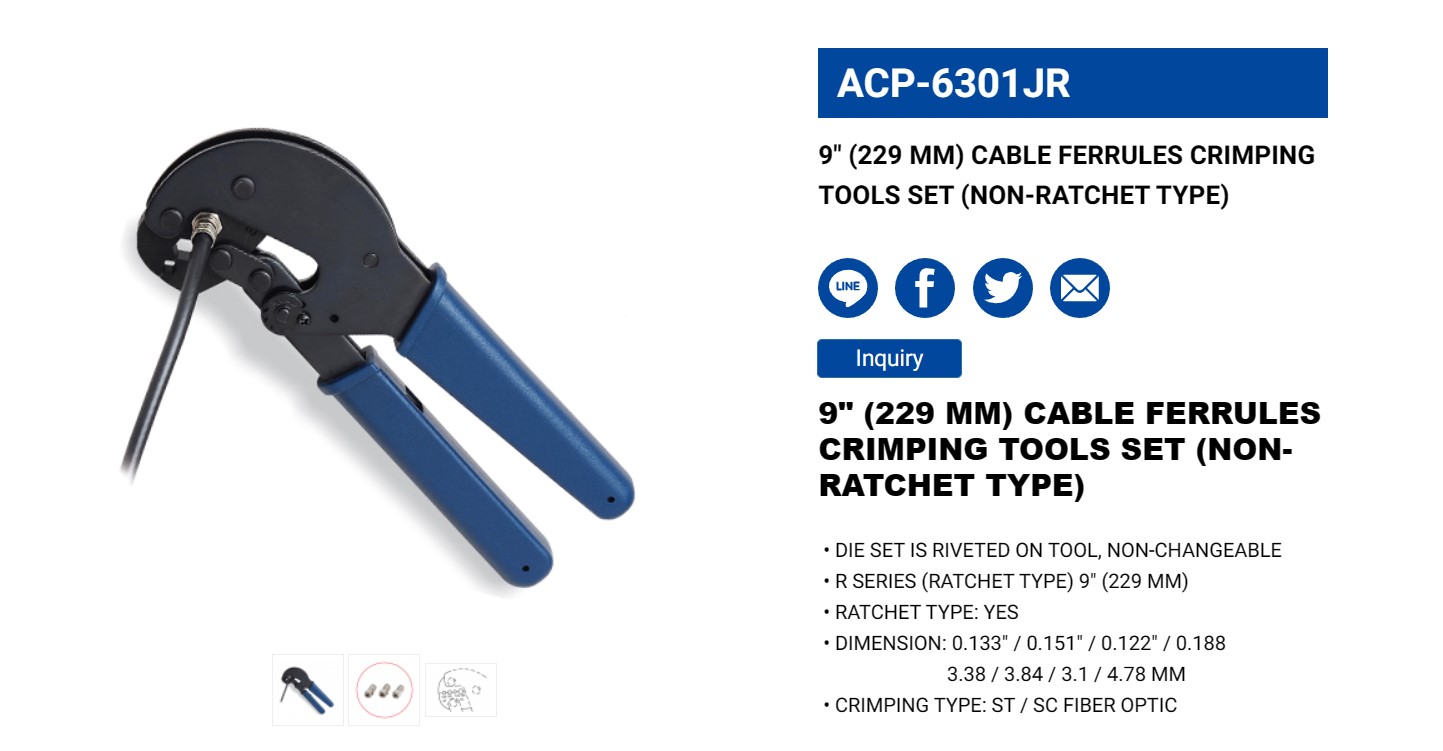 Hình ảnh 1 của mặt hàng Kìm bóp jack 9" LICOTA ACP-6301JR