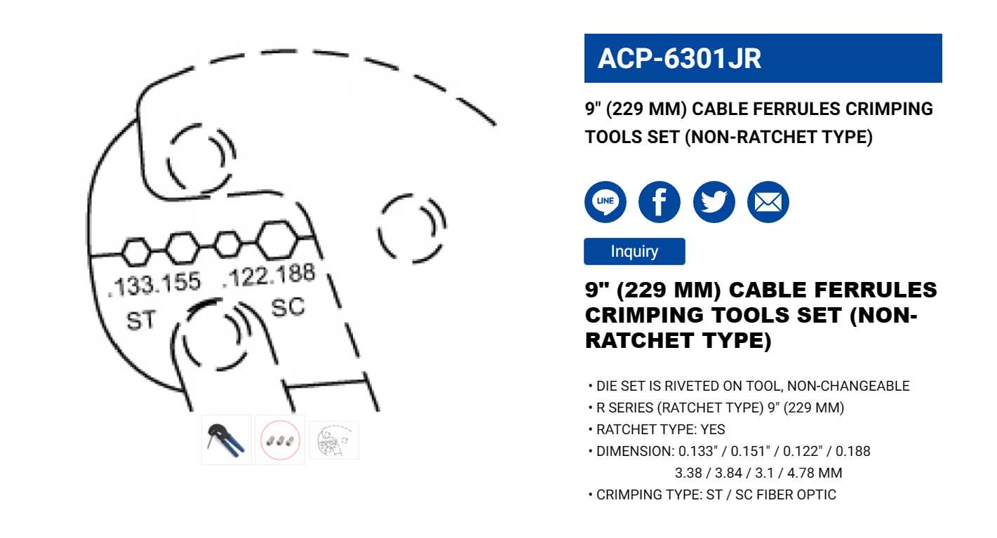 Hình ảnh 3 của mặt hàng Kìm bóp jack 9" LICOTA ACP-6301JR