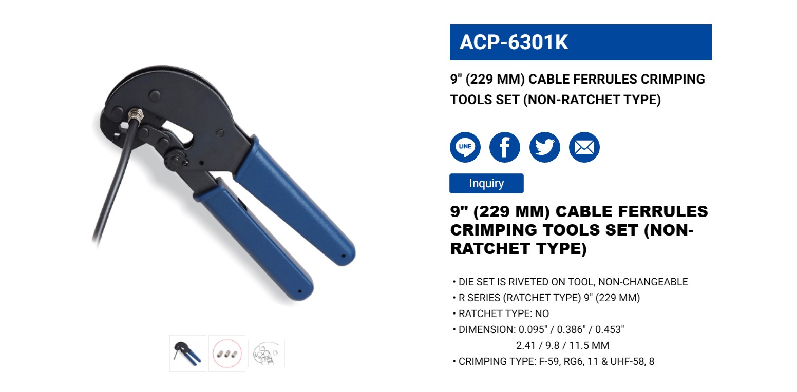 Hình ảnh 1 của mặt hàng Kìm bóp jack 9" LICOTA ACP-6301K