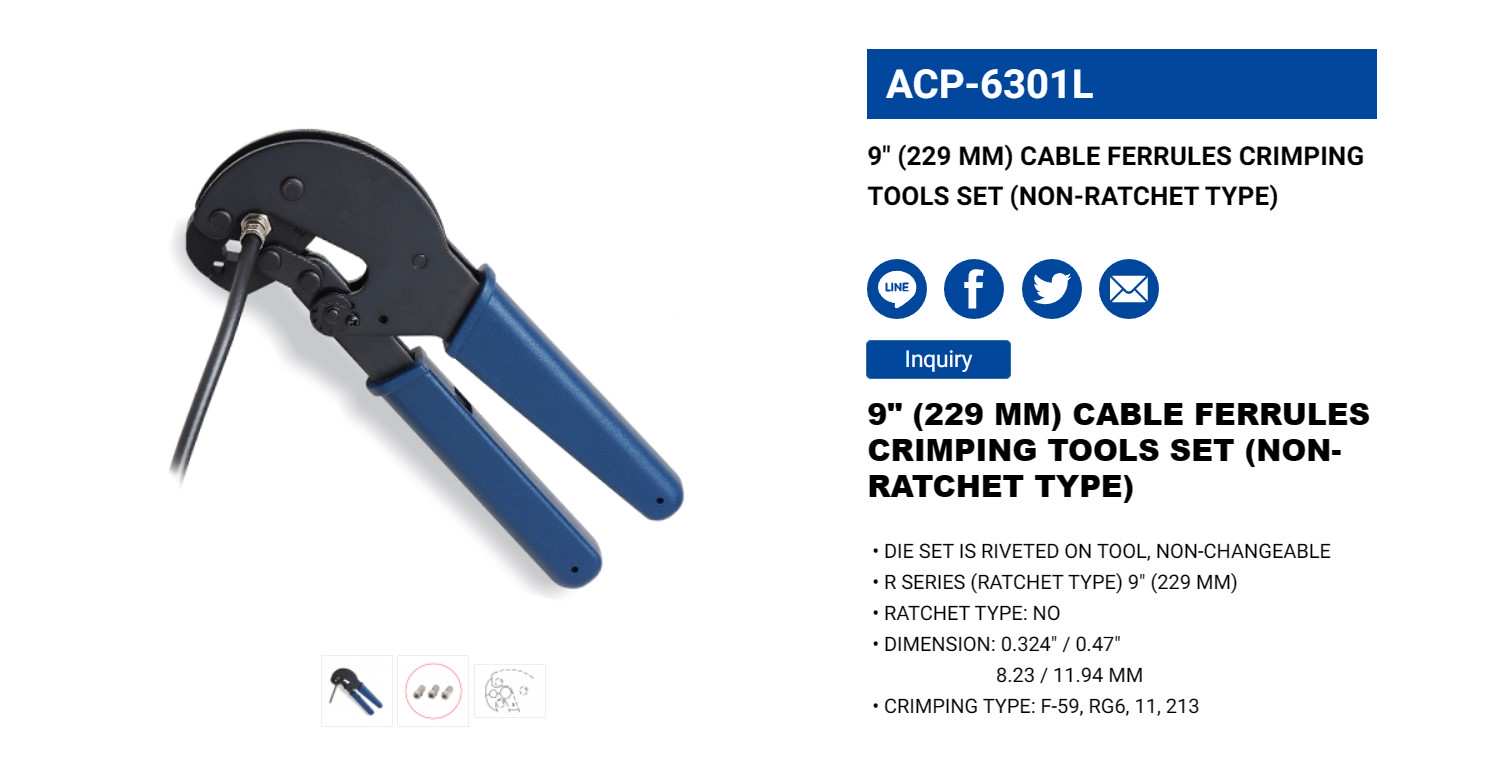 Hình ảnh 1 của mặt hàng Kìm bóp jack 9" LICOTA ACP-6301L