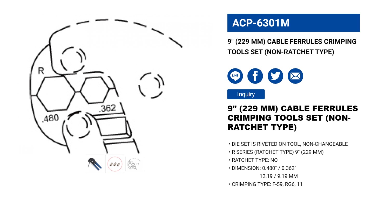 Hình ảnh 3 của mặt hàng Kìm bóp jack 9" LICOTA ACP-6301M