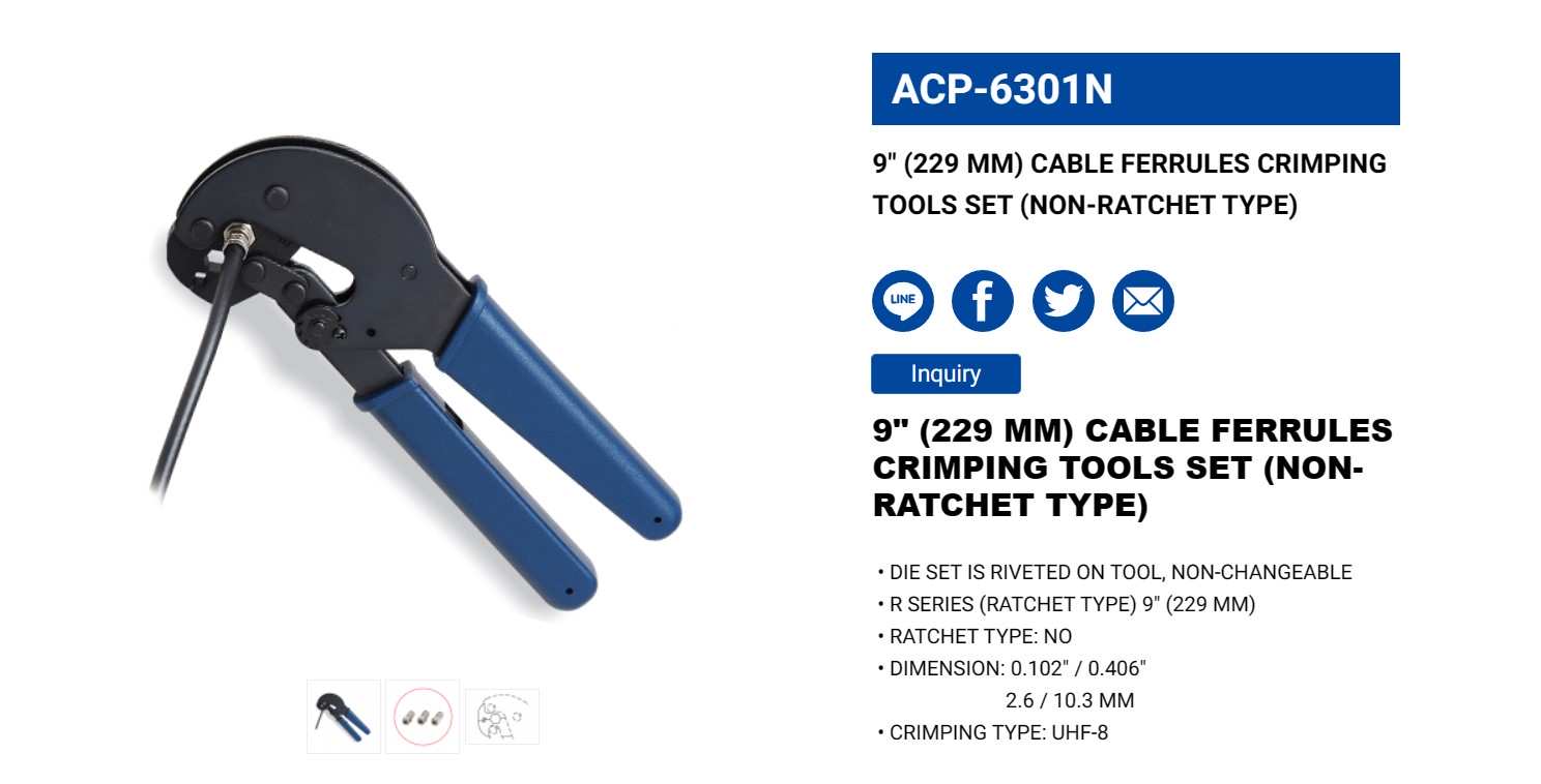 Hình ảnh 1 của mặt hàng Kìm bóp jack 9" LICOTA ACP-6301N