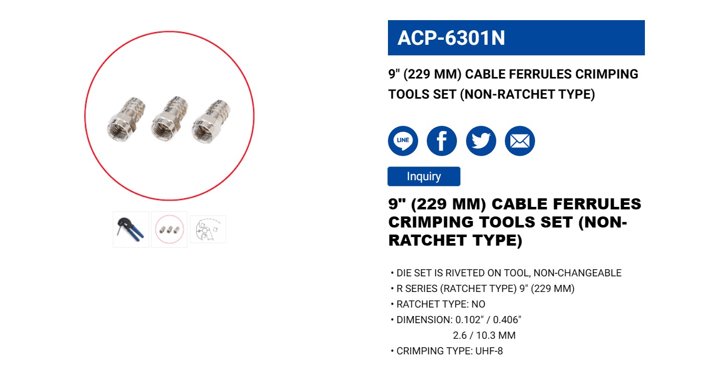 Hình ảnh 2 của mặt hàng Kìm bóp jack 9" LICOTA ACP-6301N