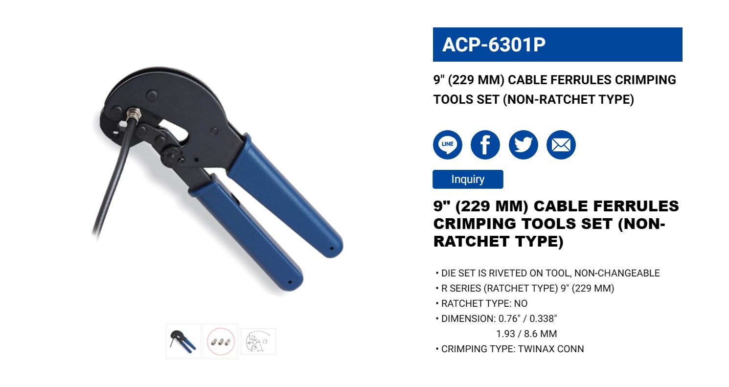 Hình ảnh 1 của mặt hàng Kìm bóp jack 9" LICOTA ACP-6301P