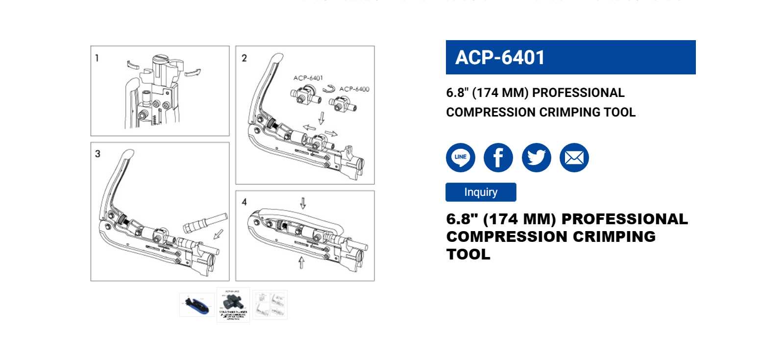 Hình ảnh 3 của mặt hàng Kìm bóp jack 6.8" LICOTA ACP-6401