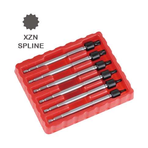 Hình ảnh 1 của mặt hàng Bộ 6 mũi vít 12 góc Spline (M4,M5,M6,M8,M9,M10) dài 150mm LICOTA