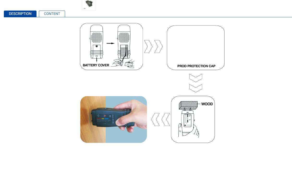 Hình ảnh 3 của mặt hàng Máy đo độ ẩm LICOTA AET-8109