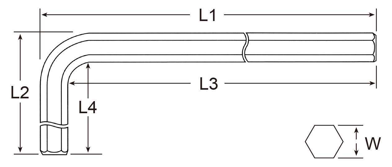 Hình ảnh 4 của mặt hàng Lục giác 8mm chữ L 108x44mm LICOTA