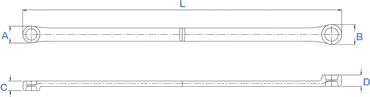 Hình ảnh 2 của mặt hàng Cờ lê 2 đầu vòng 16x18mm LICOTA