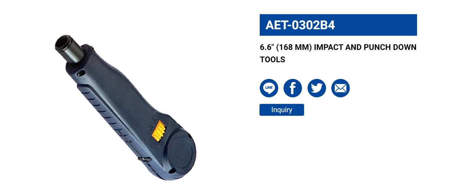 Hình ảnh 1 của mặt hàng Tool nhấn mạng 6.6" LICOTA AET-0302B4