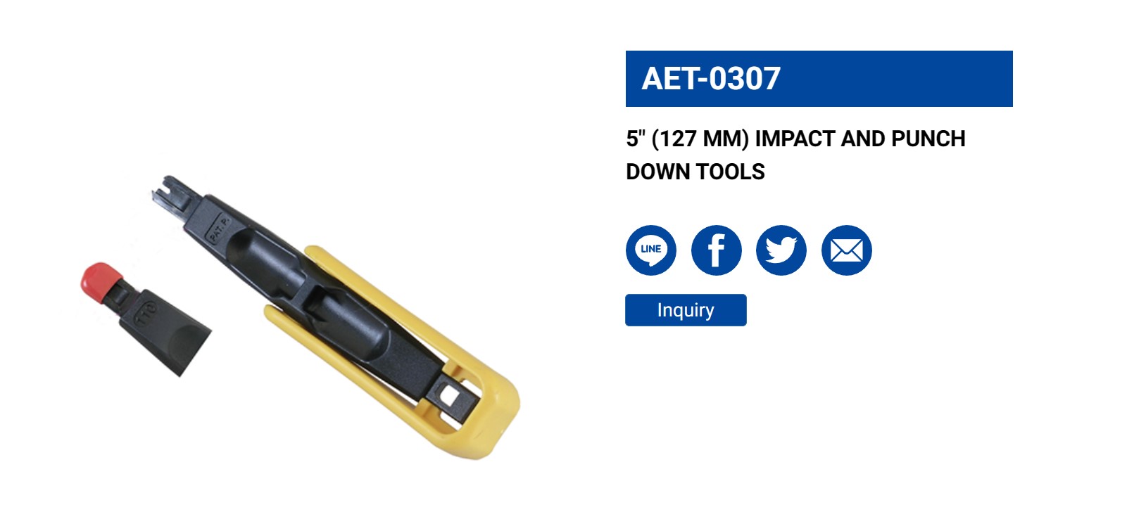 Hình ảnh 1 của mặt hàng Tool nhấn mạng 5" LICOTA AET-0307