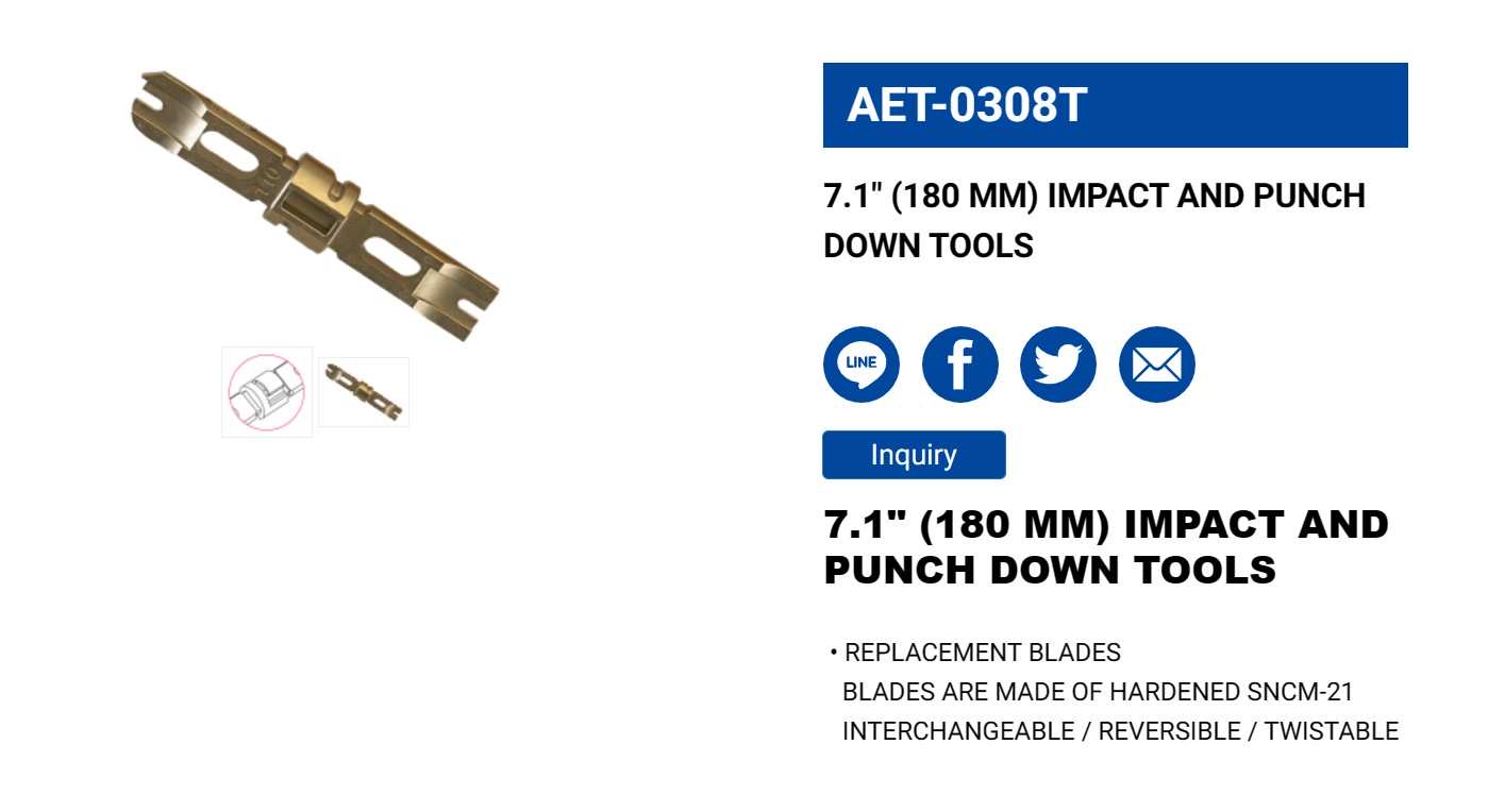 Hình ảnh 2 của mặt hàng Tool nhấn mạng 7.1" LICOTA AET-0308T