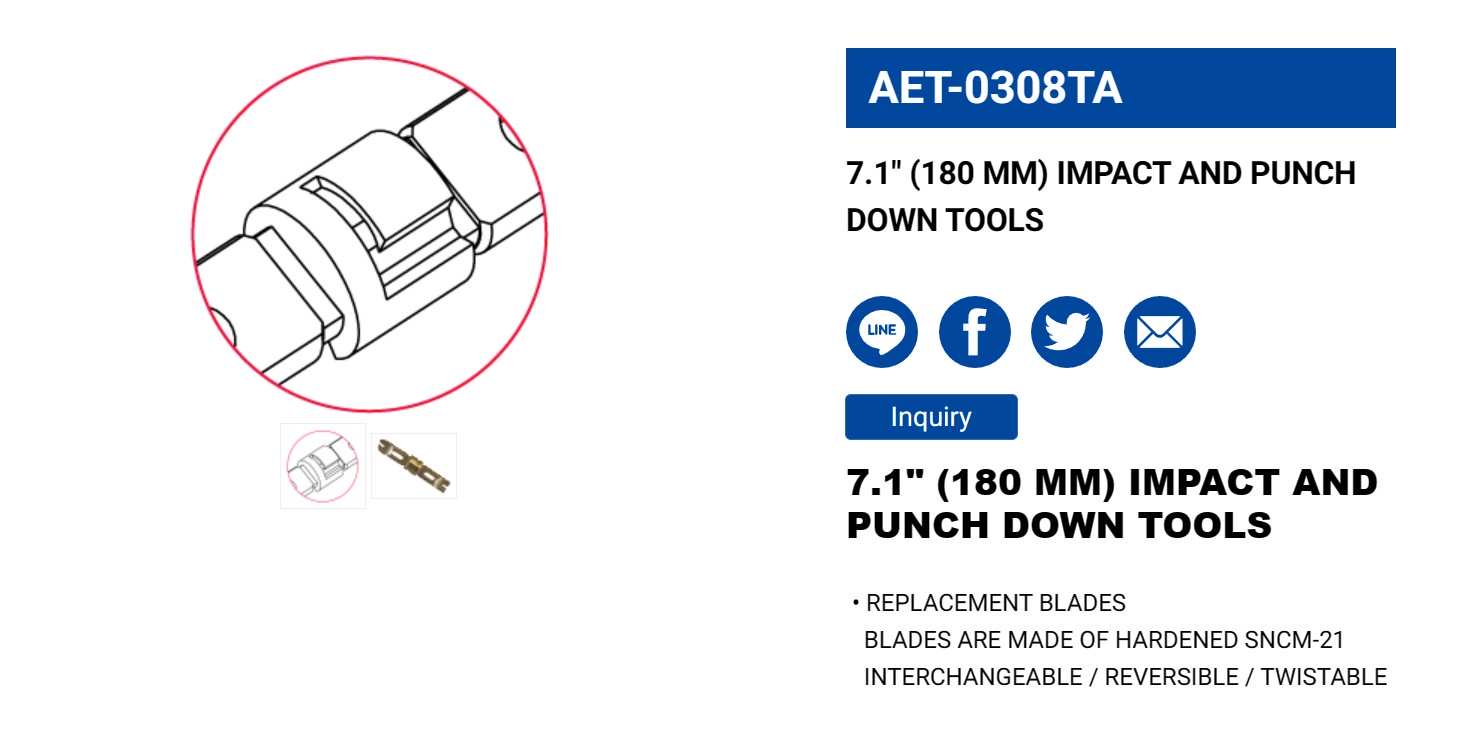 Hình ảnh 3 của mặt hàng Tool nhấn mạng 7.1" LICOTA AET-0308TA