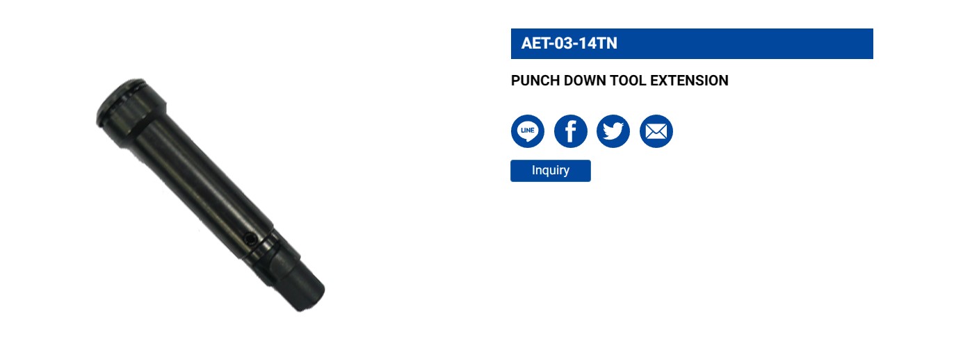 Hình ảnh 3 của mặt hàng Khớp nối dài đầu tool nhấn mạng LICOTA AET-03-14TN