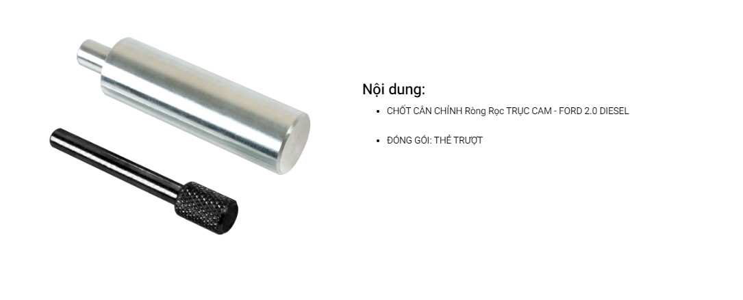 Hình ảnh 2 của mặt hàng Chốt căn chỉnh puly trục cam cho xe FORD động cơ dầu diesel LICOTA ATA-4722