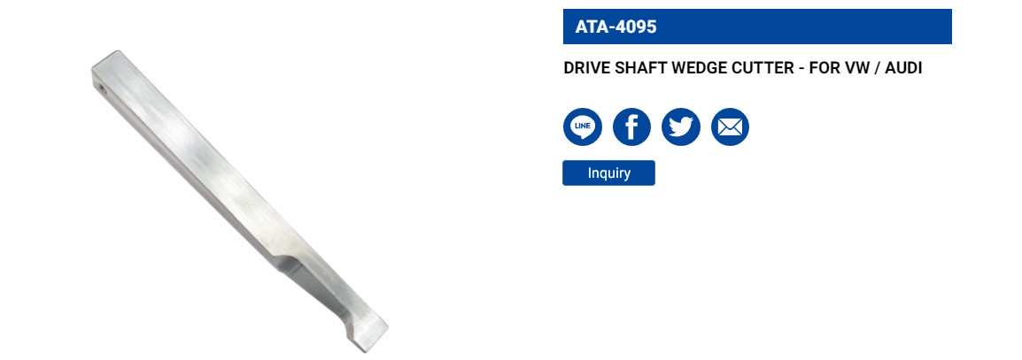 Hình ảnh 3 của mặt hàng Dụng cụ tháo trục truyền động cho VW/AUDI LICOTA ATA-4095