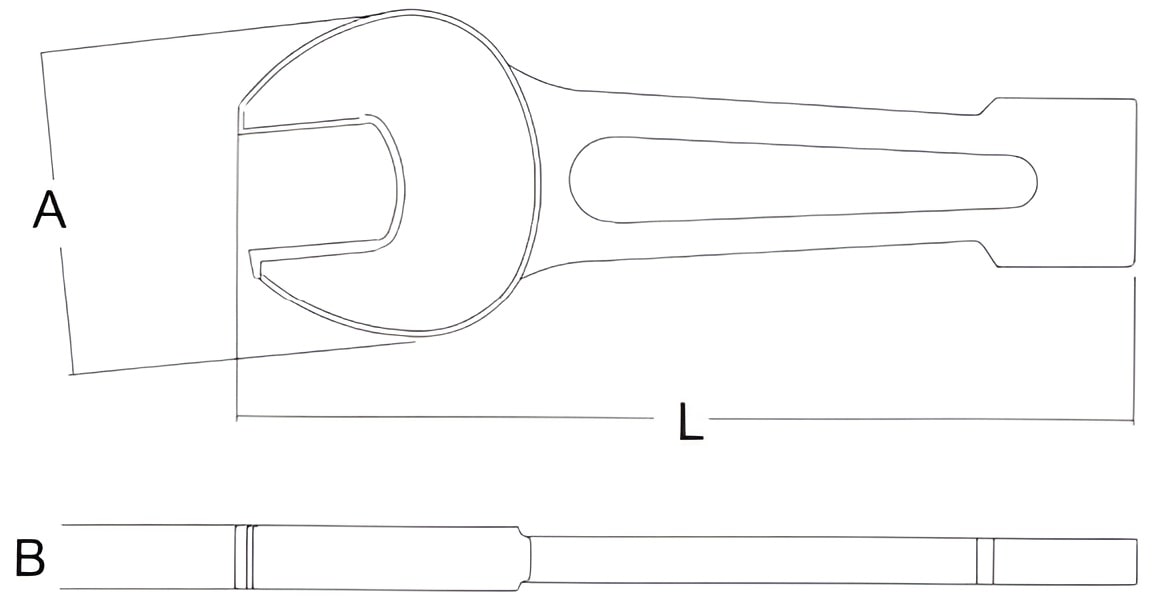 Hình ảnh 1 của mặt hàng Cờ lê miệng đóng 110mm LICOTA