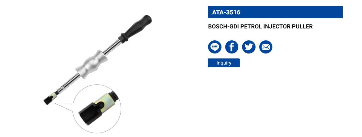 Hình ảnh 2 của mặt hàng Dụng cụ kéo đầu phun xăng BOSCH-GDI LICOTA ATA-3516