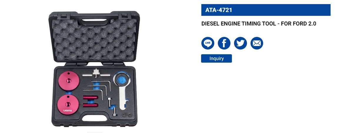 Hình ảnh 3 của mặt hàng Bộ cân cam động cơ dầu diesel cho xe FORD LICOTA ATA-4721