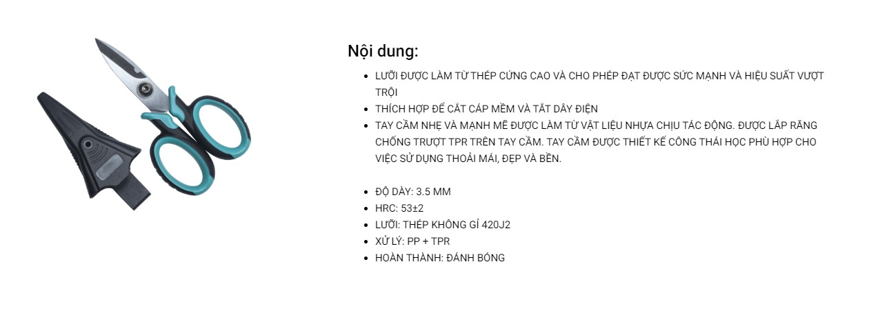 Hình ảnh 1 của mặt hàng Kéo cắt đa năng 150mm LICOTA AKD-20005