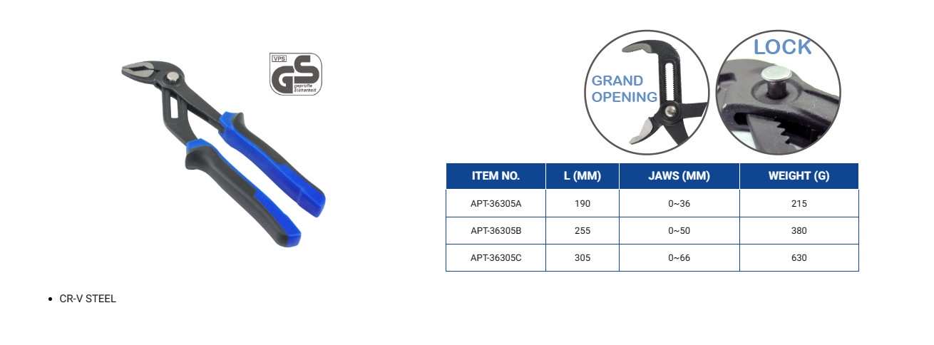 Hình ảnh 2 của mặt hàng Kìm mỏ quạ 190mm LICOTA