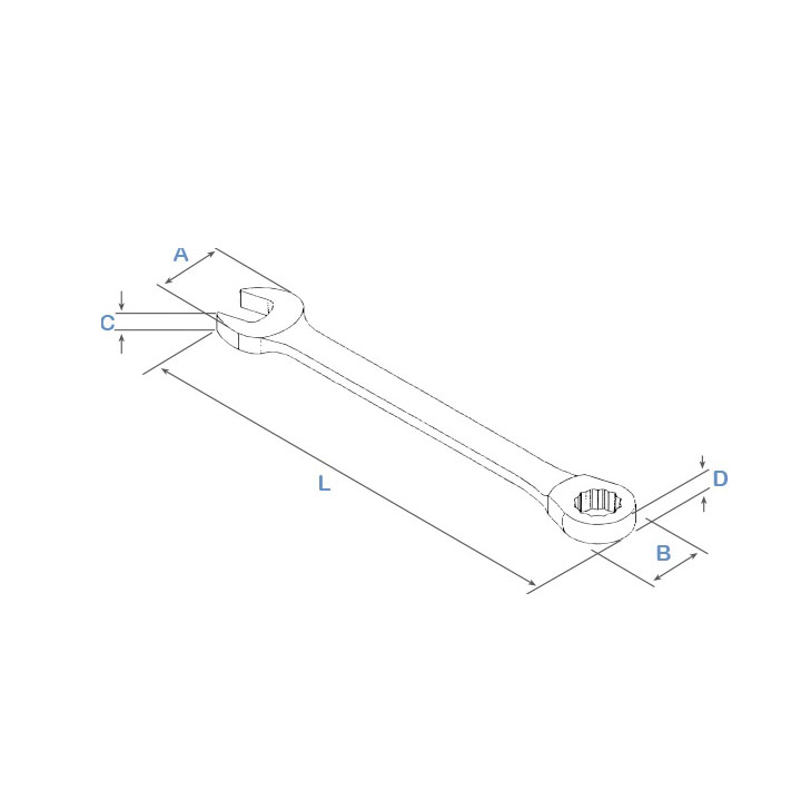 Hình ảnh 3 của mặt hàng Cờ lê vòng miệng tự động 1 chiều 27mm LICOTA