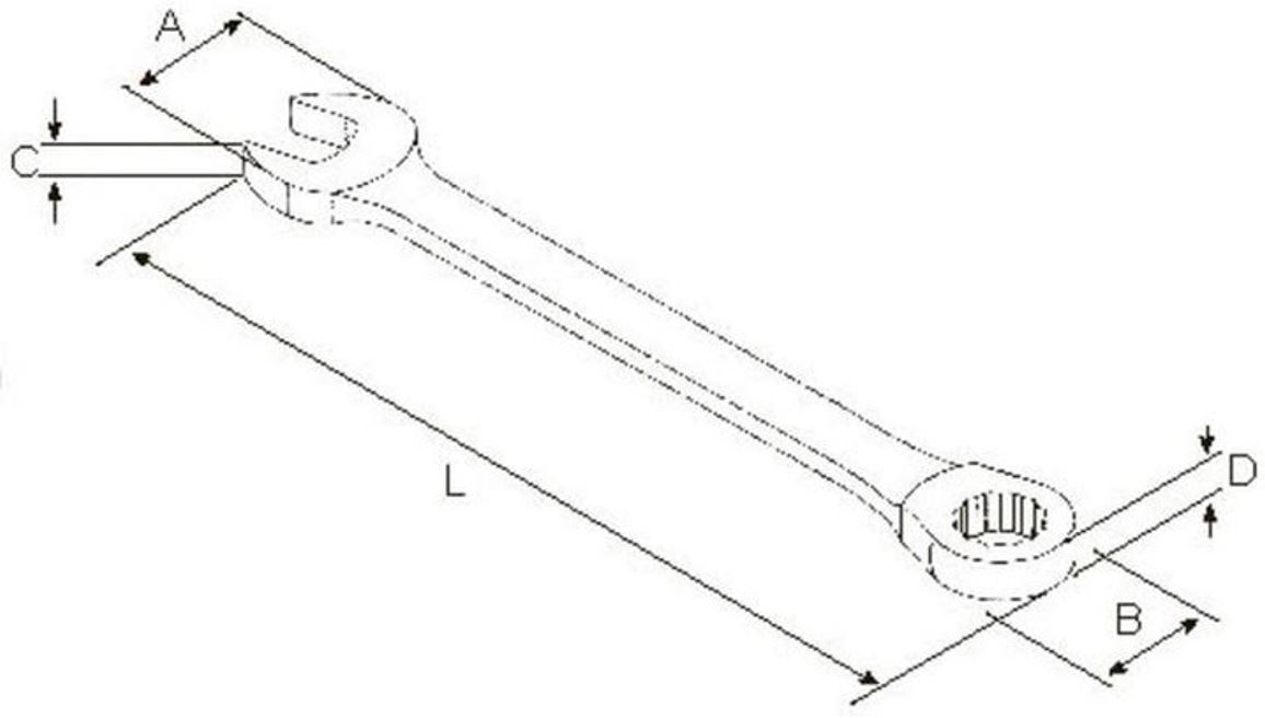 Hình ảnh 2 của mặt hàng Bộ 7 cờ lê vòng miệng tự động 8-19mm LICOTA