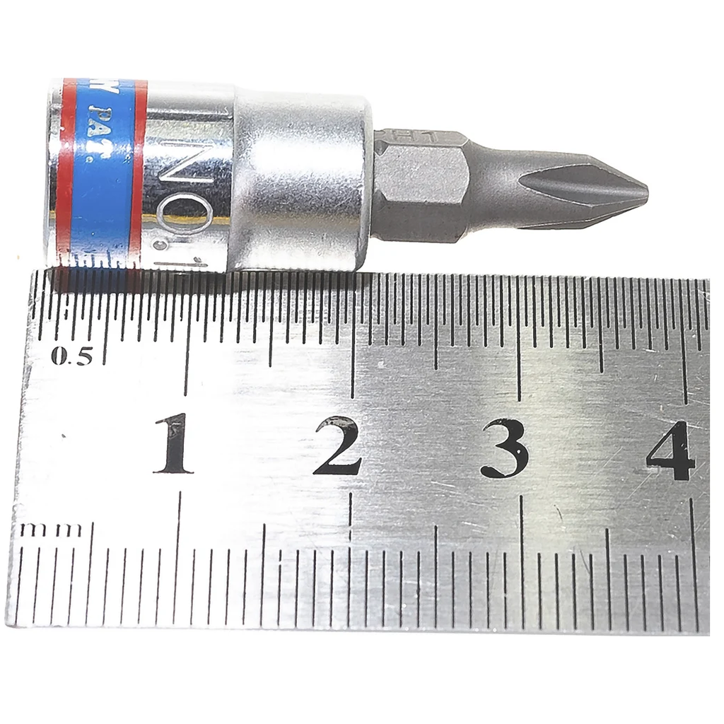 Hình ảnh 7 của mặt hàng Đầu tuýp 1/4 inch bit mũi bake PH1X37mm Kingtony 203101