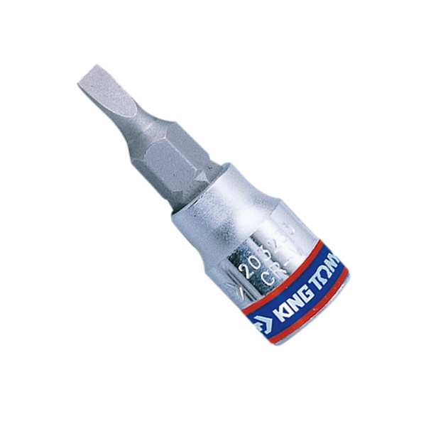 Hình ảnh 6 của mặt hàng Đầu tuýp 1/4 inch bit mũi dẹp 3.5X37mm Kingtony 203235