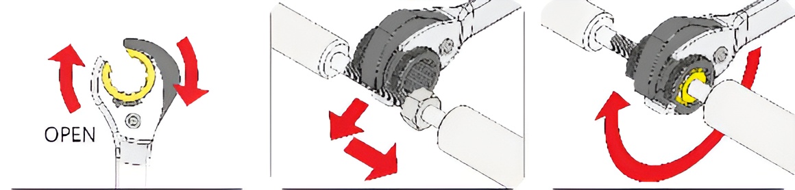 Hình ảnh 3 của mặt hàng Cờ lê mở ống dầu 8mm LICOTA