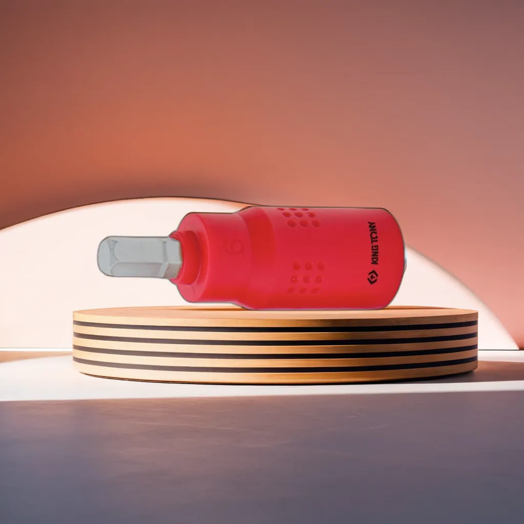 Hình ảnh 2 của mặt hàng Đầu tuýp mũi lục giác 1/4 inch cách điện 1000V H4 Kingtony 2035VE04