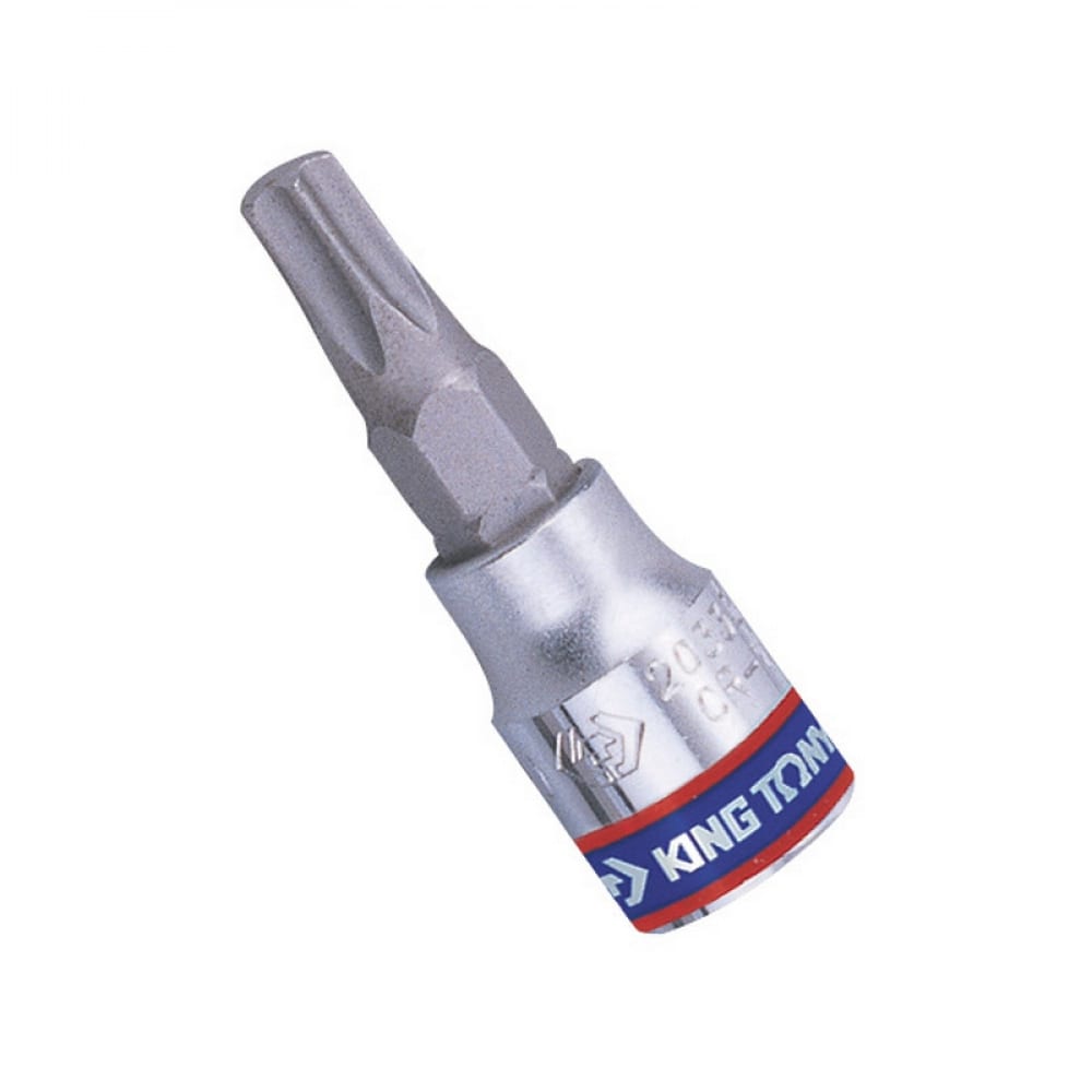 Hình ảnh 2 của mặt hàng Đầu tuýp 1/4 inch bit mũi sao có lỗ T8Hx37mm Kingtony 203708